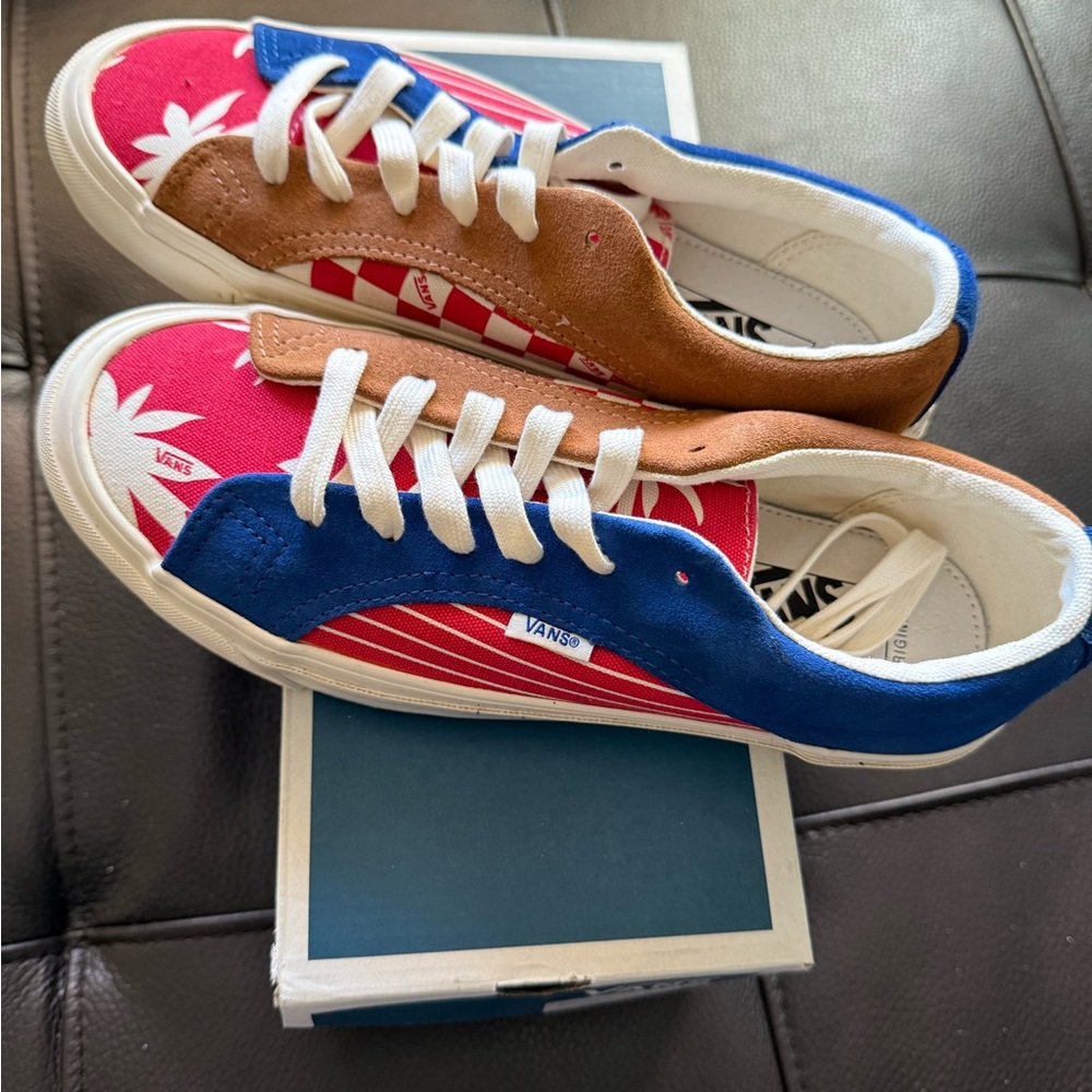 Vans Red and Blue Sneakers